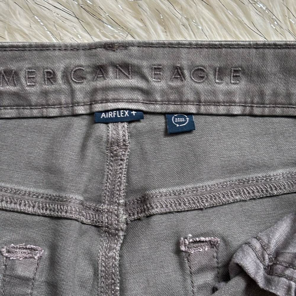 American Eagle Men’s AirFlex Athletic Fit Low waisted Gray Jeans Size 30x30 - Picture 6 of 16